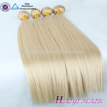 Double Drawn Very Thick Remy Hair Human white bundle hair extensions